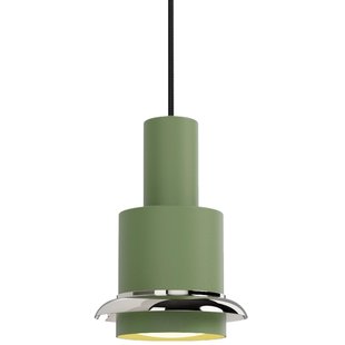 DCW&Eacute;ditions Chaumont Hanglamp &Oslash;19cm Green/Chrome Ring