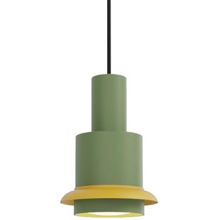DCW&Eacute;ditions Chaumont Hanglamp &Oslash;19cm Green/Yellow Ring