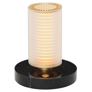 DCW&Eacute;ditions Frechin Tafellamp Zwart Marmer/goud