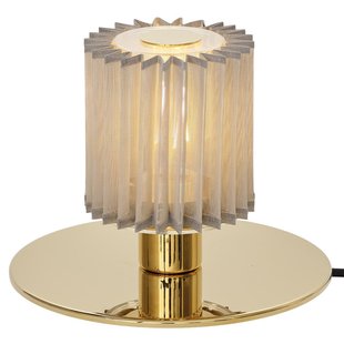 DCW&Eacute;ditions Its T Tafellamp Gouden Voet Met Zilveren Kap