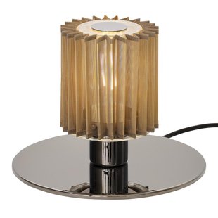 DCW&Eacute;ditions Its T Tafellamp Zilveren Voet Met Gouden Kap