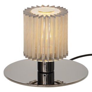 DCW&Eacute;ditions Its T Tafellamp Zilveren Voet Met Zilveren Kap