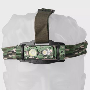 Fenix HM60R Camo oplaadbare hoofdlamp, 1200 lumen