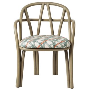 Gubi Bistra Eetkamerstoel Olive Onderstel/Reales Pattern 001