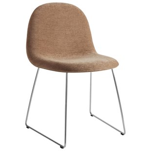 Gubi GUBI 3D Eetkamerstoel RVS/Boucl&eacute; 005