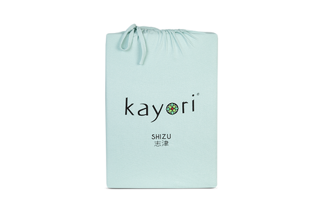 Sale - Kayori Biologisch Shizu - Topper Hoeslaken - Jersey - 140-160/200-220 - Groen