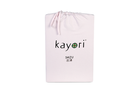 Sale - Kayori Biologisch Shizu - Topper Hoeslaken - Jersey - 200/200-220 - Roze