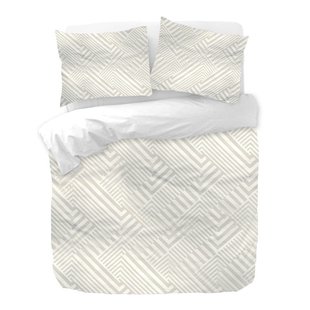 Sale - Kayori Ishigaki - Dekbedovertrek - Katoensatijn - 240/200-220 - Natural