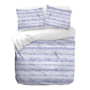 Sale - Kayori Tara - Dekbedovertrek - Katoensatijn - 260/200-220 - Blauw