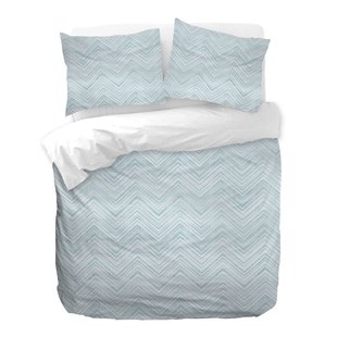 Sale - Kayori Hokkaido - Dekbedovertrek - Katoensatijn - 260/200-220 - Groen