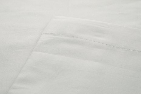 Kayori Biologisch Shizu - Laken - 270x280 - Katoenperkal - Zilvergrijs