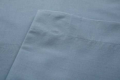 Kayori Biologisch Shizu - Laken - 160x260 - Katoenperkal - Blauw