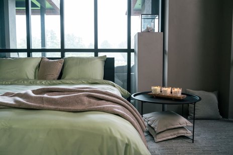 Sale - Kayori - Fortuna - Dekbedovertrek - Tencel - 240/200-220 - Groen