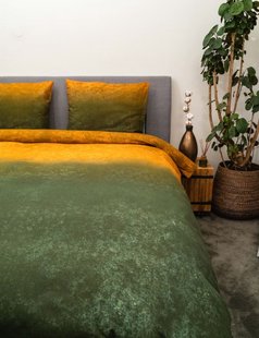 Kayori - Gassho - Dekbedovertrek - Flanel - 240/200-220 - Oranje