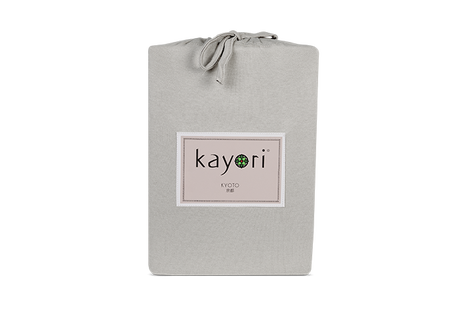 Sale - Kayori Biologisch Kyoto - Topper Hoeslaken - Jersey- 90-100/200-220 - Zand