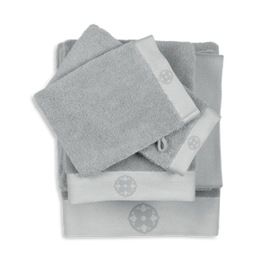 Kayori Yu - Handdoek - 50x100 - Zilvergrijs