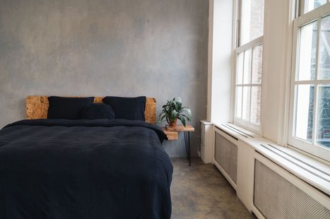 Sale - Kayori - Izakaya - Dekbedovertrek - Washed Tencel - 140/200-220 - Zwart