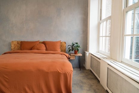 Sale - Kayori - Izakaya - Dekbedovertrek - Washed Tencel - 260/200-220-Leather