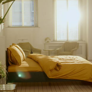 Sale - Kayori Giza - Dekbedovertrek - Egyp. Katoensatijn - 240/200-220 - Brons