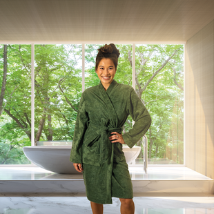 Sale - Kayori Sento - Badjas - Tencel - S - Groen