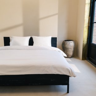 Sale - Kayori Kobe - Dekbedovertrek - Zijde - 240/200-220 - Naturel