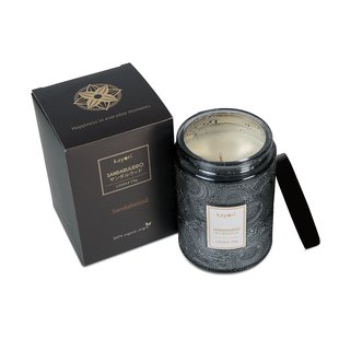 Sale - Kayori - Geurkaars - Zwart - Sandaruuddo