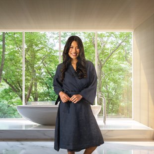 Sale - Kayori Kimono Tencel - Donkerblauw - S