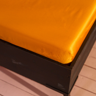 Sale - Kayori Biologisch  Giza Top. Hoeslaken Egypt. Satijn - 80-90/200 - Brons