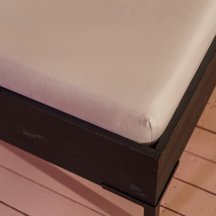 Kayori Biologisch Shizu - Splitmatras Hoeslaken - Perkal - 200/200 - Zand