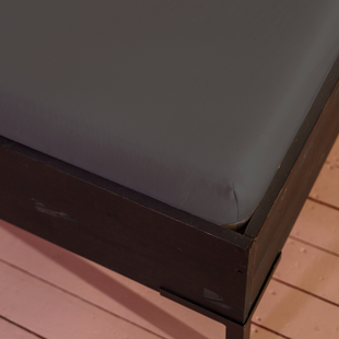 Kayori Biologisch Shizu - Splitmatras Hoeslaken -Perkal-180/210-220-Antracite