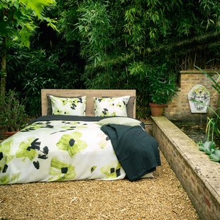 Kayori - Kenta - Dekbedovertrek - Satijn - 200/200-220 - Groen