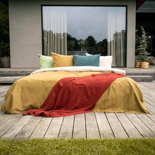 Sale - Kayori Onno - Dekbedovertrek - Waffle - 240/200-220 - Goud