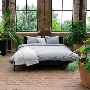 Sale - Kayori - Saitama - Dekbedovertrek - Satijn - 240/200-220 - Stone