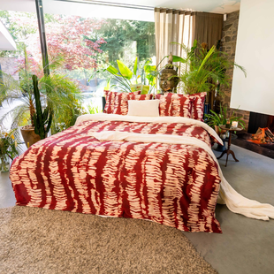 Kayori - Chikuma - Dekbedovertrek - Satijn - 260/200-220 - Rood