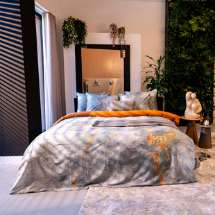 Kayori - Minato - Dekbedovertrek - Satijn - 140/200-220 - Groen