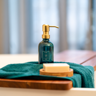 Kayori - Handwash - Glas - 250ml - Shincha - Petrol