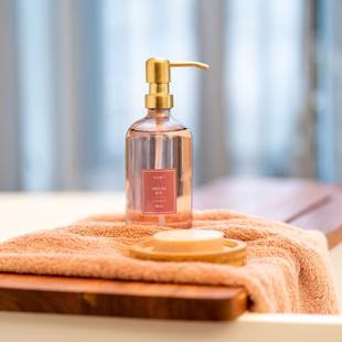 Kayori - Hair & Body Wash - Glas - 500ml - Hazakura - Blush