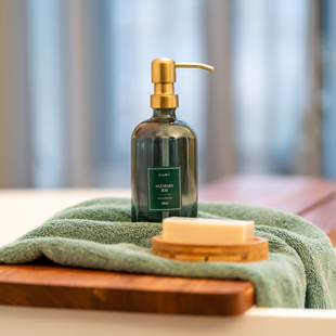 Kayori - Handwash - Glas - 500ml - Yuzu - Olijfgroen