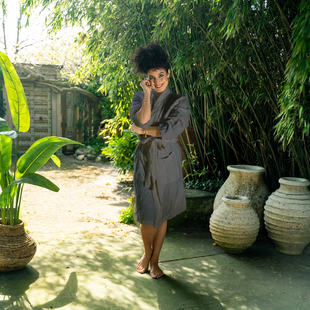 Sale - Kayori Cato - Badjas - XL - Antracite