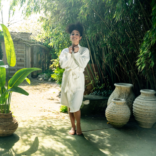 Sale - Kayori Cato - Badjas - M - Offwhite