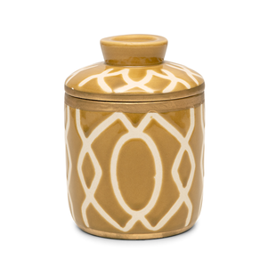 Kayori - Geurkaars - Keramiek - 375gr - Yuzu - Goud