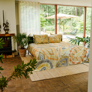 Kayori - Abu - Dekbedovertrek - Satijn - 240/200-220 - Multi