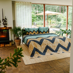 Kayori - Imani - Dekbedovertrek - Satijn - 240/200-220 - Blauw