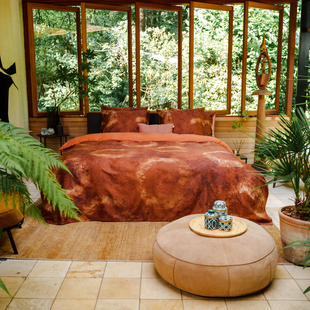 Kayori - Ilori - Dekbedovertrek - Satijn - 140/200-220 - Leather