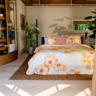 Kayori - Souma - Dekbedovertrek - Katoen - 200/200-220 - Geel