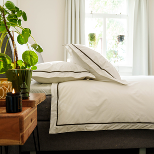 Kayori - Yoichi - Dekbedovertrek - Katoenperkal- 260/200-220 - Wit