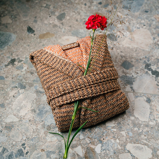 Kayori Furo - Badjas - Katoen - M - Rood