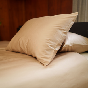 Sale - Kayori Giza Kussensloop 60x70 - 2 stuks - Taupe