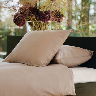 Kiyo - kussensloop - 2 stuks - 60x70 - Taupe