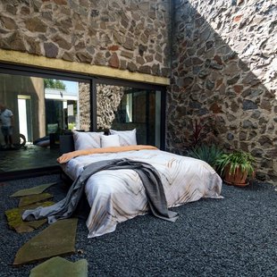 Kasai - Dekbedovertrek - Katoensatijn - 240/200-220